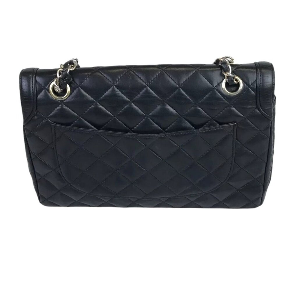 3481160AH (S6) Chanel Shoulder Bag Diana Matelasse CC Logo Black Leather - Picture 2 of 13
